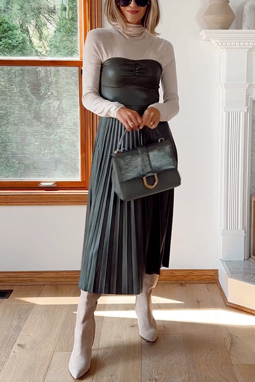 RIGA – Strapless Midi Dress – 7756