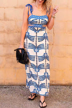 POSITANO – Tie Shoulder Maxi Dress – 2638