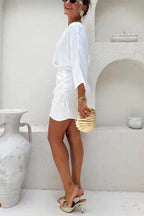 MONTPELLIER – Satin Mini Dress – 9908