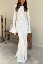 LISBON – Backless Maxi Dress – 3315