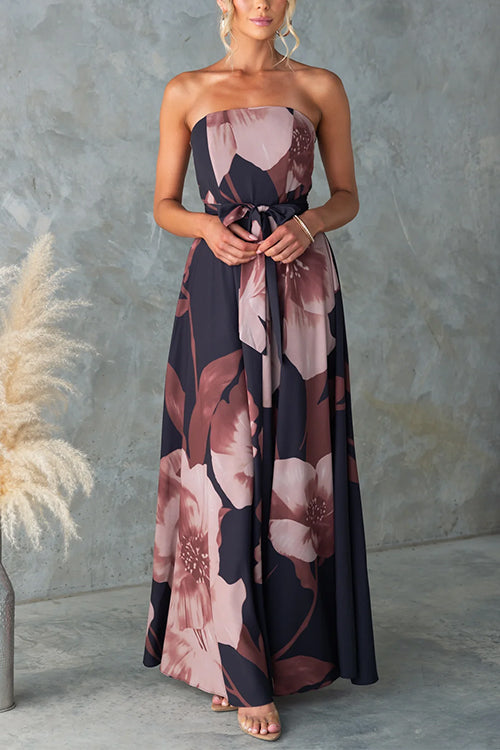 CORFU – Strapless Maxi Dress – 2309