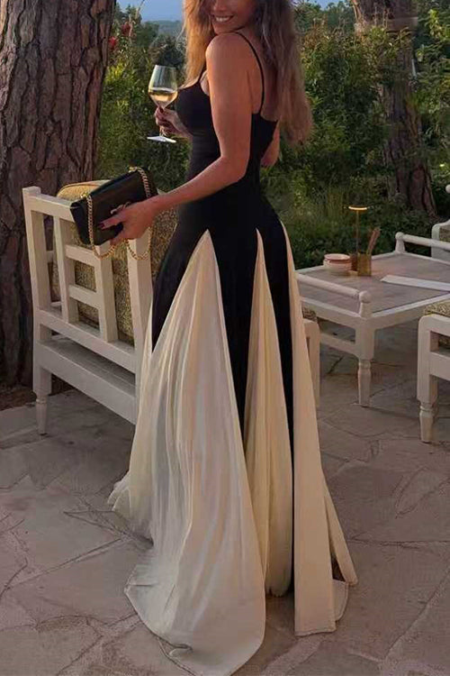 ALICANTE – Color Block Maxi Dress – 5995