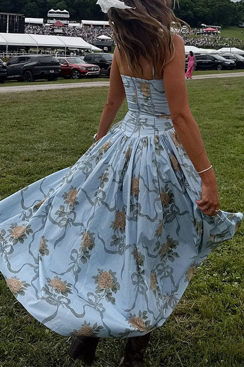 SALERNO – Spaghetti Strap Maxi Dress – 4843