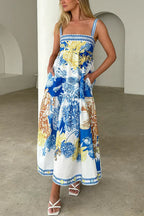 ATHENS – Sleeveless Maxi Dress – 7507