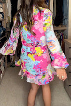 SPLIT – Wrap Mini Dress – 4875