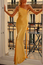 MONTPELLIER – One Shoulder Maxi Dress – 9268