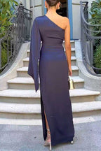 OSLO – One Shoulder Maxi Dress – 2211