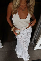 CAPRI – Lace Maxi Skirt – 3304