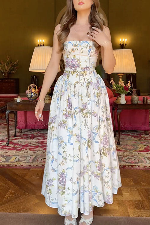 CORFU – Floral Maxi Dress – 6321