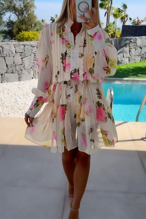 VALENCIA – Floral Mini Dress – 3732