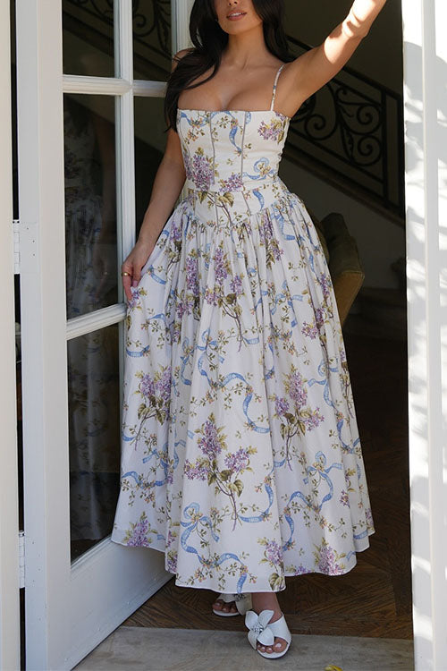 CORFU – Floral Maxi Dress – 6321