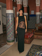 VENICE – Backless Lace Maxi Dress – 7000