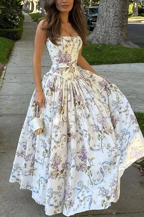 CORFU – Floral Maxi Dress – 6321