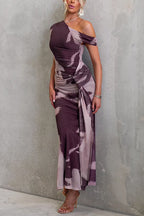 VALENCIA – Asymmetrical Maxi Dress – 3192