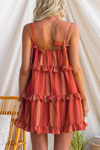 PORTO – Striped Mini Dress – 5408