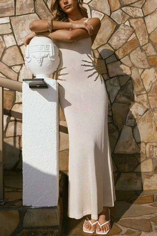 MYKONOS – Sequin Knit Maxi – 5546