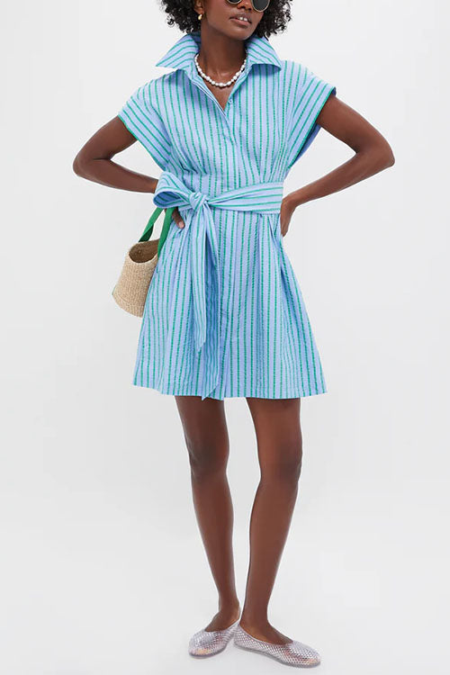 PALMA – Button Down Mini Dress – 3568