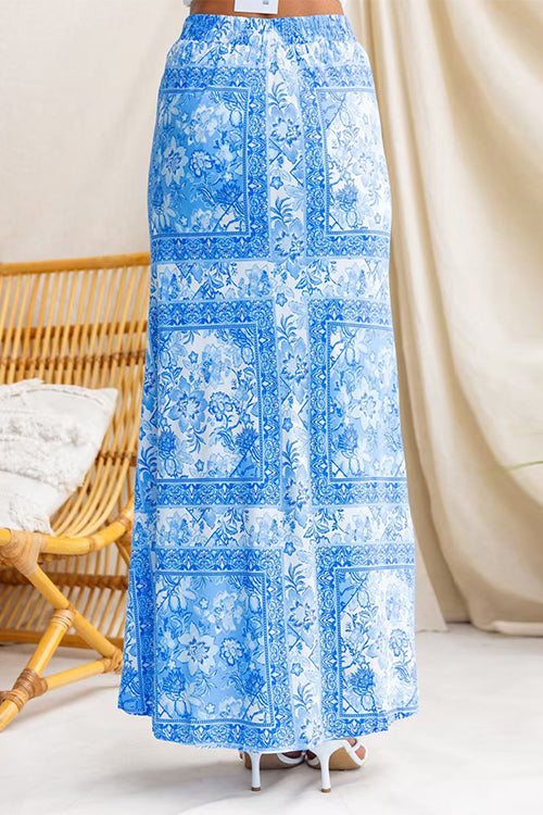 VALLETTA – Floral Maxi Skirt – 1330