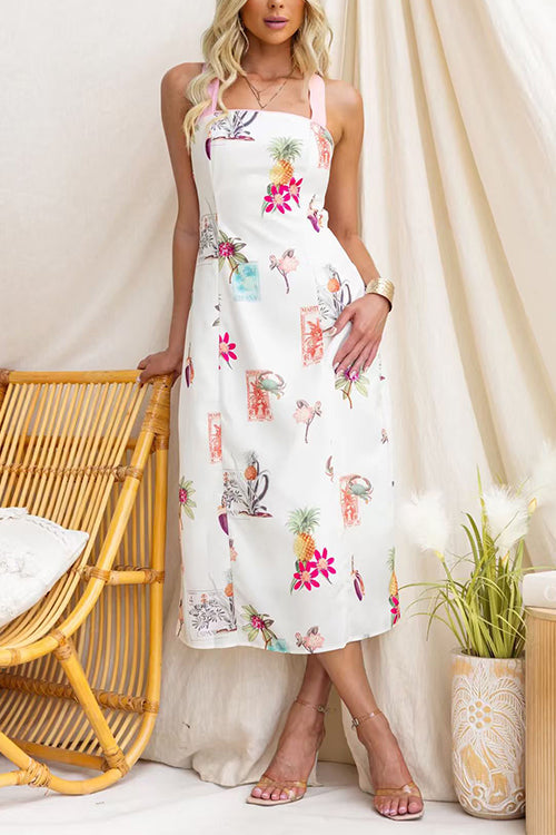 VALENCIA – Sleeveless Midi Dress – 6012
