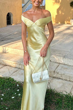 MALAGA – Off Shoulder Maxi Dress – 9110