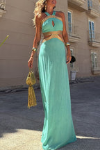 ALICANTE – Color Block Maxi Dress – 3629