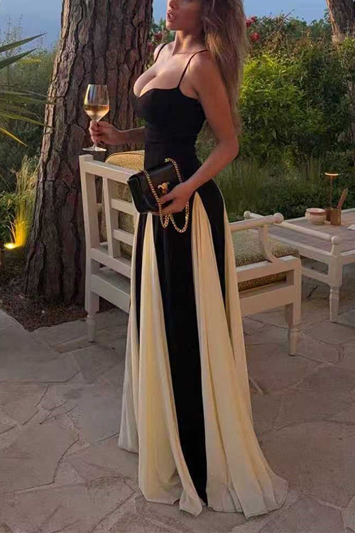 ALICANTE – Color Block Maxi Dress – 5995