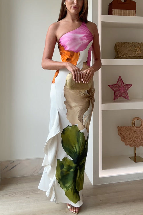 PALMA – One Shoulder Maxi Dress – 8696