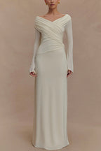 ALICANTE – Off-Shoulder Maxi Dress – 1154