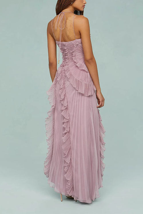 SEVILLE – Halter Maxi Dress – 8644