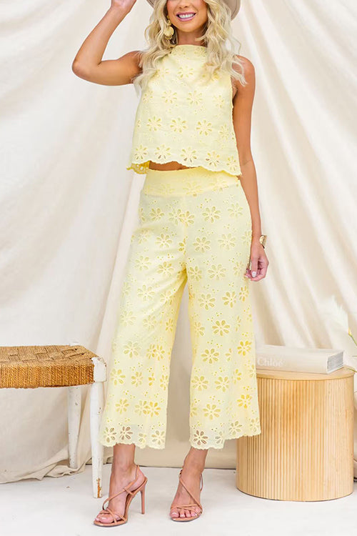 MONACO – Wide Leg Pants – 9296
