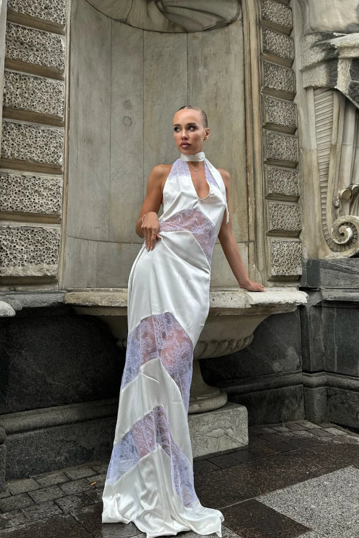 AMALFI – Halterneck Maxi Dress – 1834