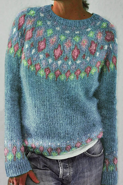 AMSTERDAM – Diamond Print Sweater – 3144