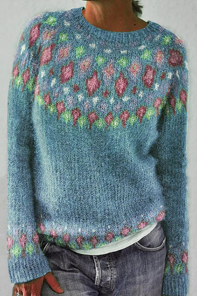 AMSTERDAM – Diamond Print Sweater – 3144