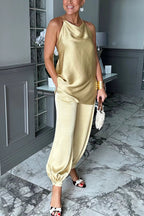 ANTIBES – Satin Two-Piece Set – 9767