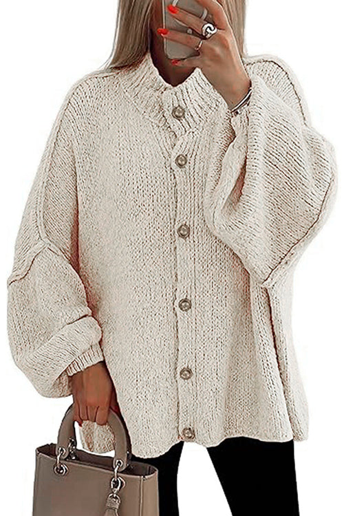 BRUGES – Balloon Sleeve Cardigan – 3667