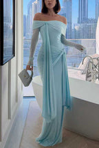 CORFU – Off Shoulder Maxi Dress – 8480