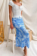 VALLETTA – Floral Maxi Skirt – 1330