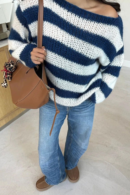 WARSAW – Striped Pullover Sweater – 7988