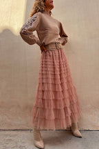 BIARRITZ – Tulle Maxi Skirt – 9965