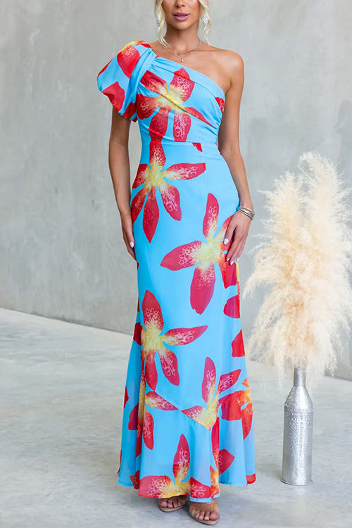 PALMA – One Shoulder Maxi Dress – 9066