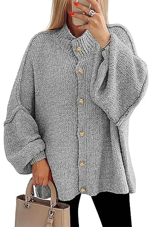 BRUGES – Balloon Sleeve Cardigan – 3667