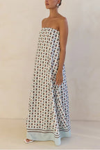 MALAGA – Strapless Maxi Dress – 9487