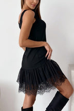 ANTIBES – Patchwork Mini Dress – 3651