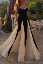 ALICANTE – Color Block Maxi Dress – 5995