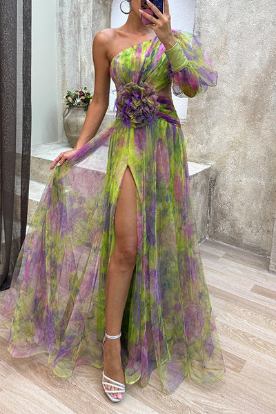 DUBROVNIK – One Shoulder Maxi Dress – 5155