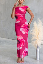 LISBON – Off Shoulder Maxi Dress – 6631