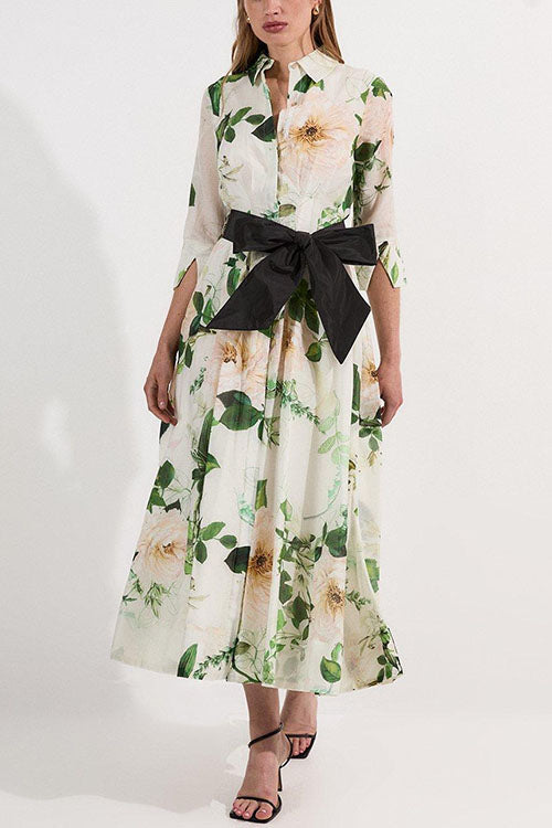 ANTIBES – Button-Up Maxi Dress – 6541