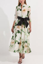 ANTIBES – Button-Up Maxi Dress – 6541