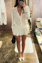 AMALFI – Button Down Mini Dress – 5979