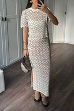 PALERMO – Crewneck Zigzag Top – 2068